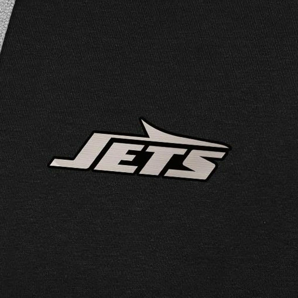 NFL New York Jets Antigua Brushed Carbon Victory Pullover Hoodie