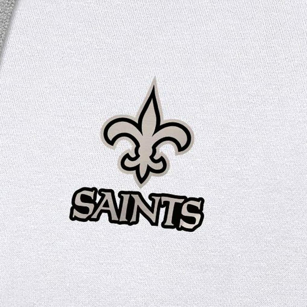 NFL New Orleans Saints Antigua Brushed Carbon Victory Pullover Hoodie