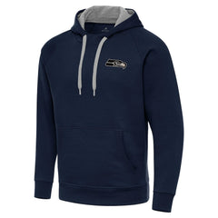 NFL Seattle Seahawks Antigua Brushed Carbon Victory Pullover Hoodie