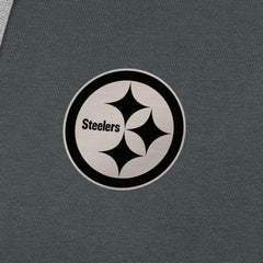 NFL Pittsburgh Steelers Antigua Brushed Carbon Victory Pullover Hoodie