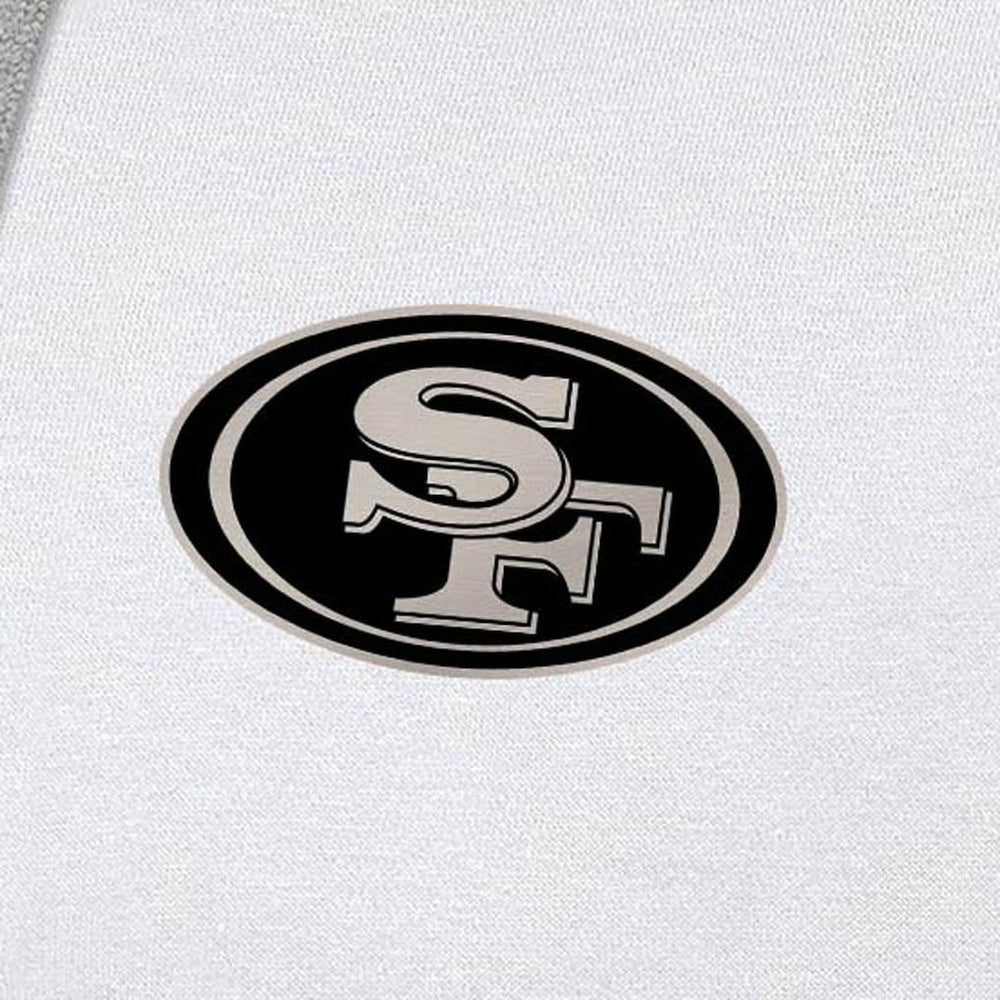 NFL San Francisco 49ers Antigua Brushed Carbon Victory Pullover Hoodie