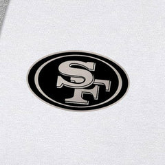 NFL San Francisco 49ers Antigua Brushed Carbon Victory Pullover Hoodie