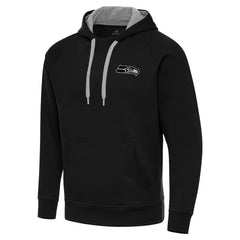 NFL Seattle Seahawks Antigua Brushed Carbon Victory Pullover Hoodie