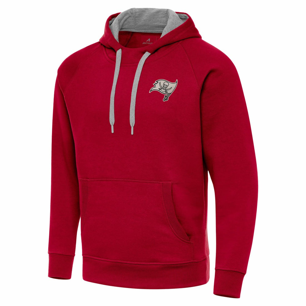 NFL Tampa Bay Buccaneers Antigua Brushed Carbon Victory Pullover Hoodie