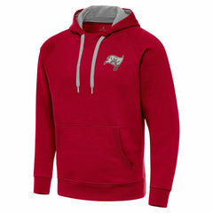 NFL Tampa Bay Buccaneers Antigua Brushed Carbon Victory Pullover Hoodie