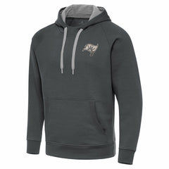 NFL Tampa Bay Buccaneers Antigua Brushed Carbon Victory Pullover Hoodie