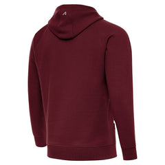 NFL Washington Commanders Antigua Brushed Carbon Victory Pullover Hoodie