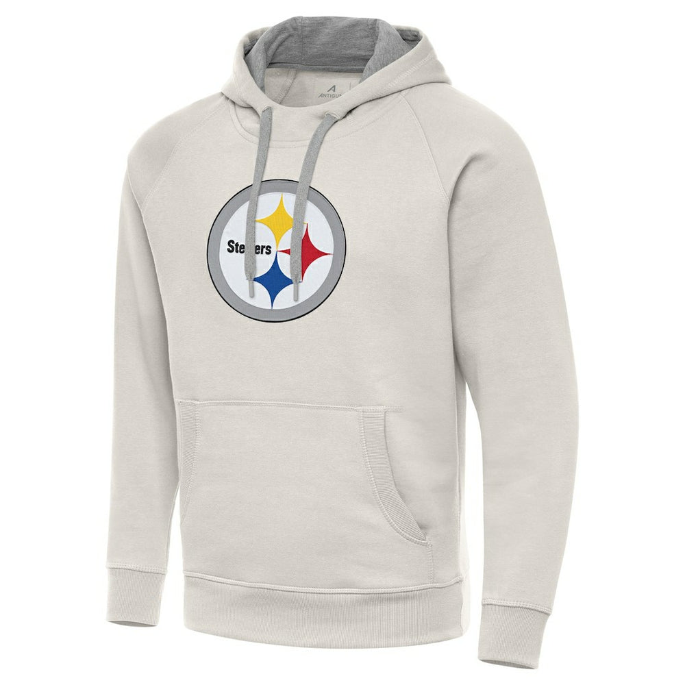 NFL Pittsburgh Steelers Antigua Victory Raglan Pullover Hoodie
