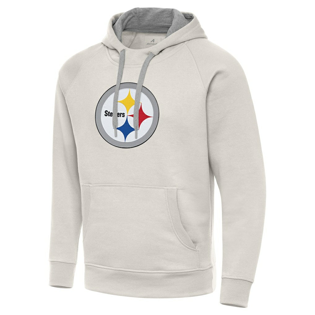 NFL Pittsburgh Steelers Antigua Victory Raglan Pullover Hoodie