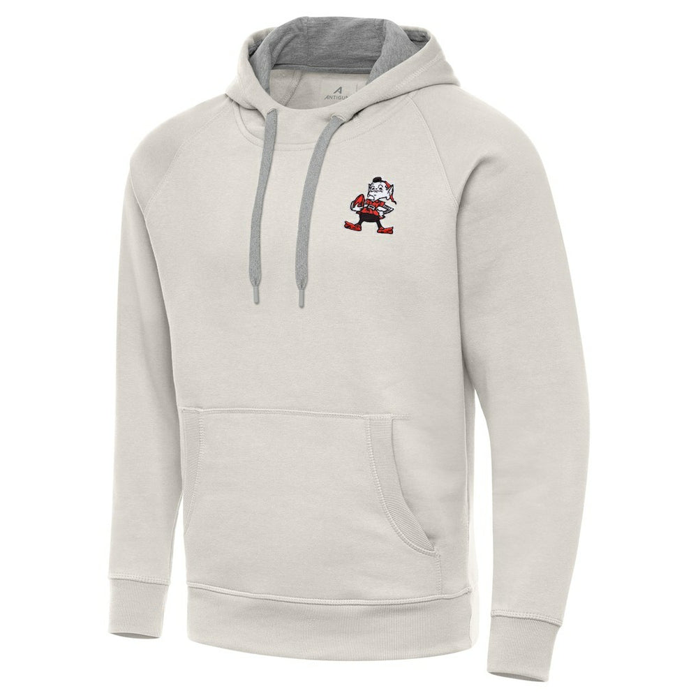 NFL Cleveland Browns Antigua Victory Raglan Pullover Hoodie