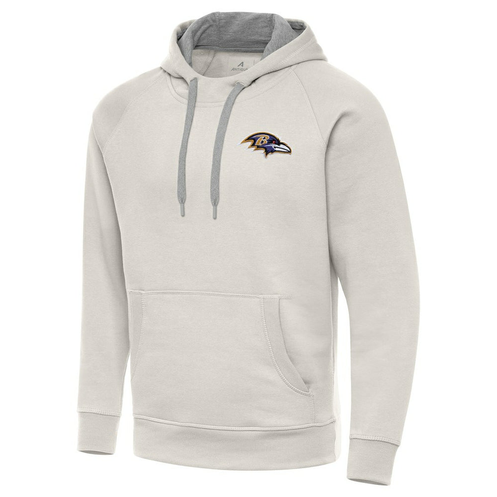 NFL Baltimore Ravens Antigua Victory Raglan Pullover Hoodie