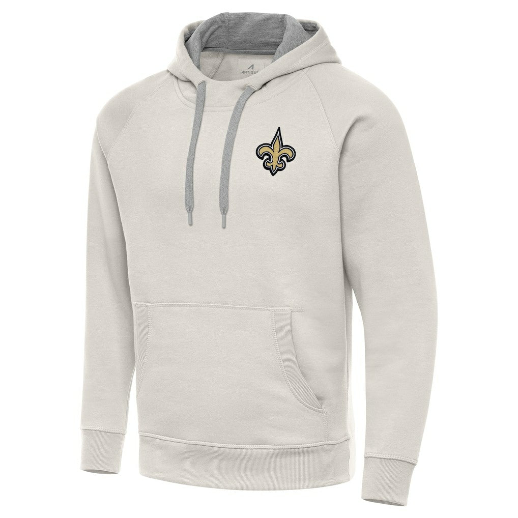 NFL New Orleans Saints Antigua Victory Raglan Pullover Hoodie