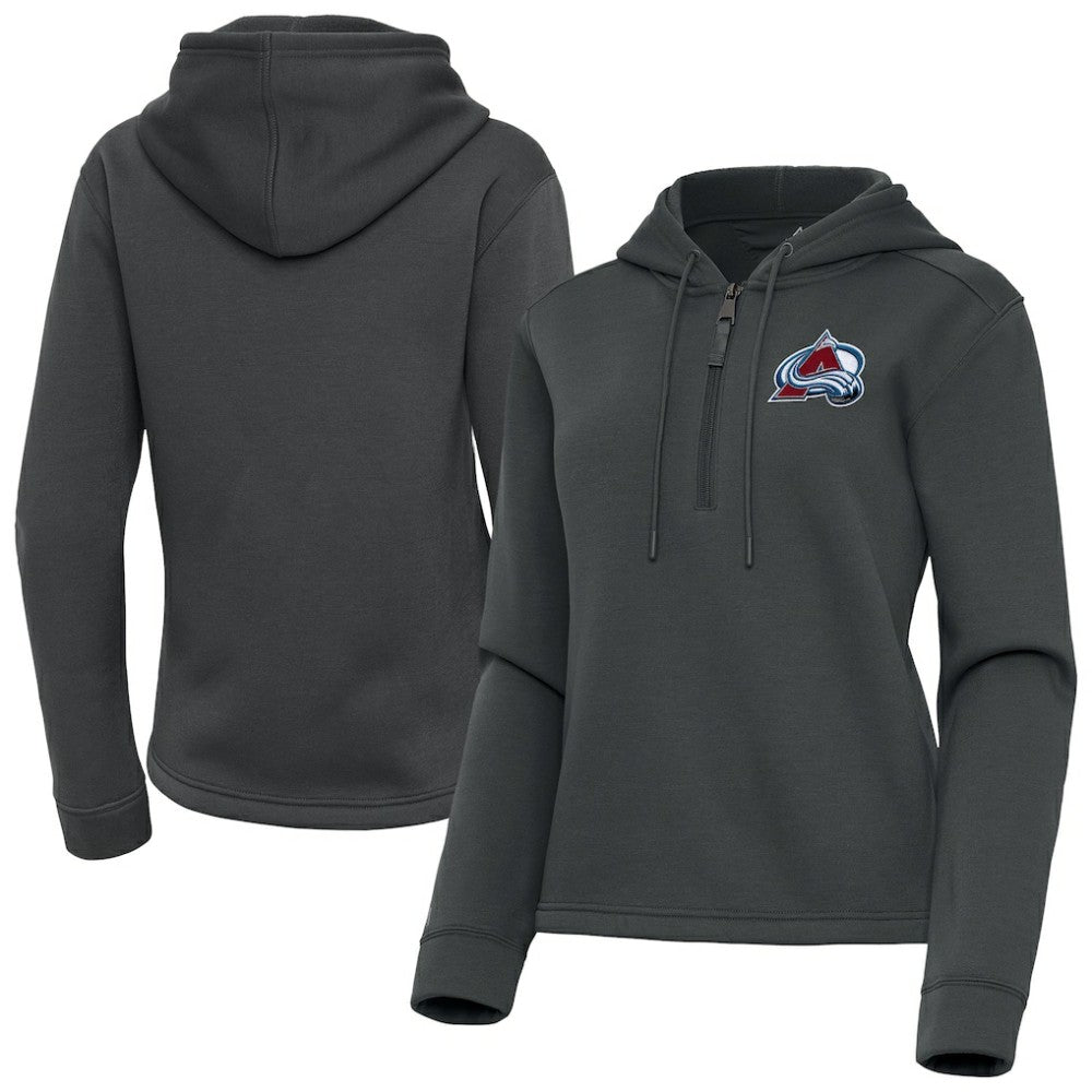 Colorado Avalanche Antigua Women's Contemporary Quarter-Zip Hoodie