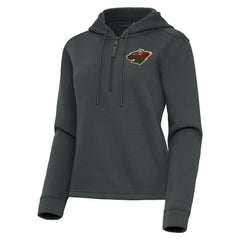 Minnesota Wild Antigua Women's Contemporary Quarter-Zip Hoodie