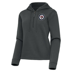 Winnipeg Jets Antigua Women's Contemporary Quarter-Zip Hoodie