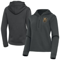 Vegas Golden Knights Antigua Women's Contemporary Quarter-Zip Hoodie