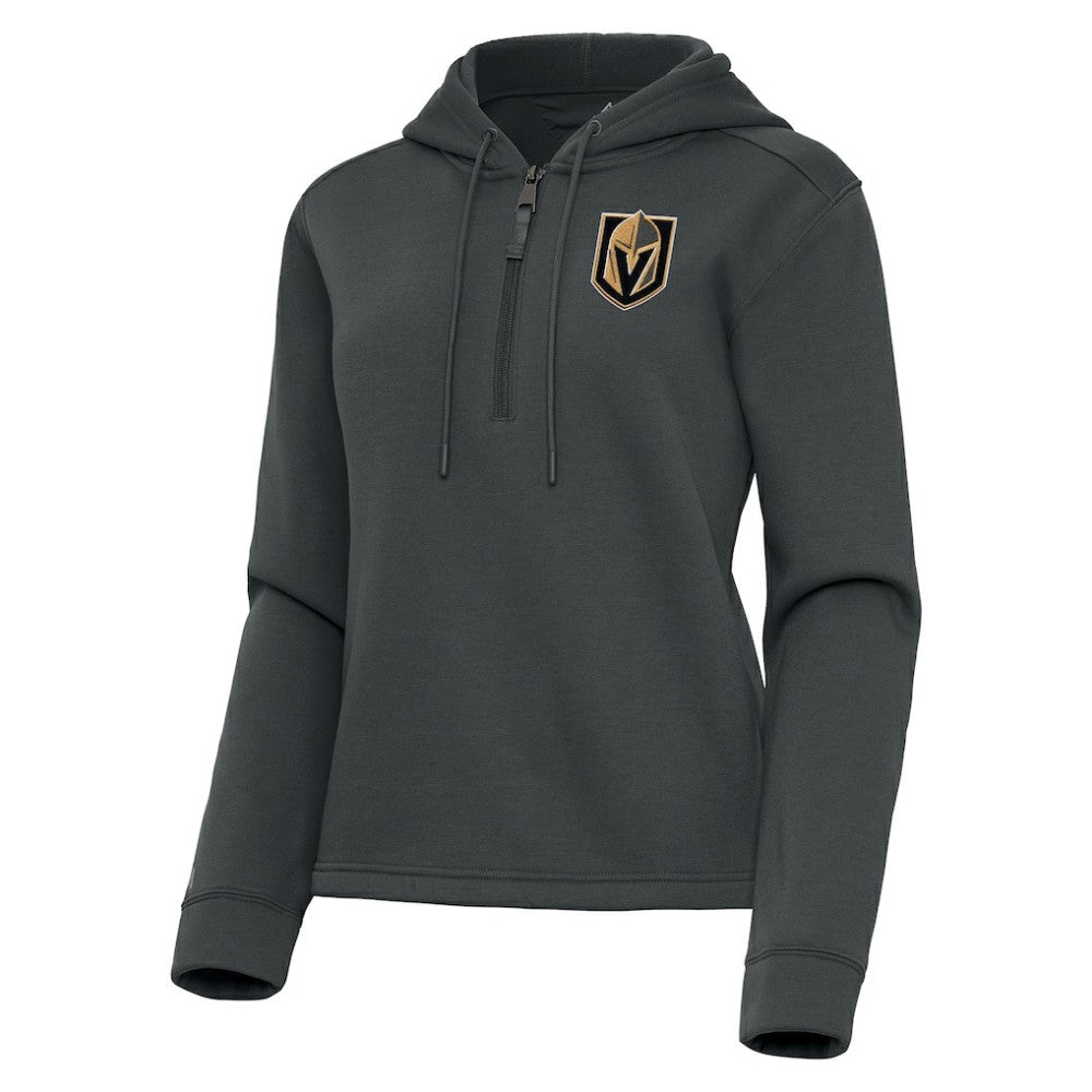 Vegas Golden Knights Antigua Women's Contemporary Quarter-Zip Hoodie