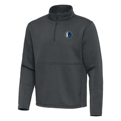 Dallas Mavericks Antigua Twist Quarter-Zip Pullover Top - Pewter sale