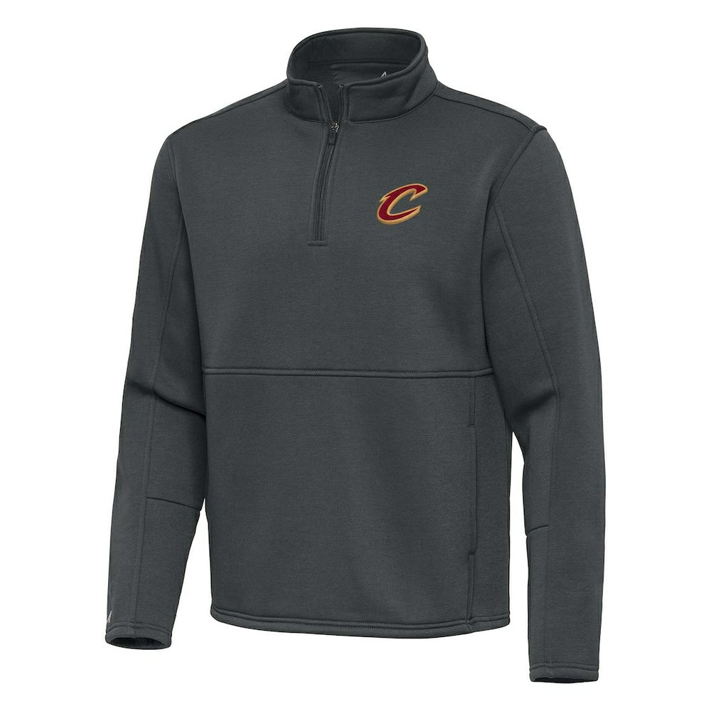 Cleveland Cavaliers Antigua Twist Quarter-Zip Pullover Top - Pewter online
