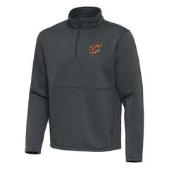 Cleveland Cavaliers Antigua Twist Quarter-Zip Pullover Top - Pewter online
