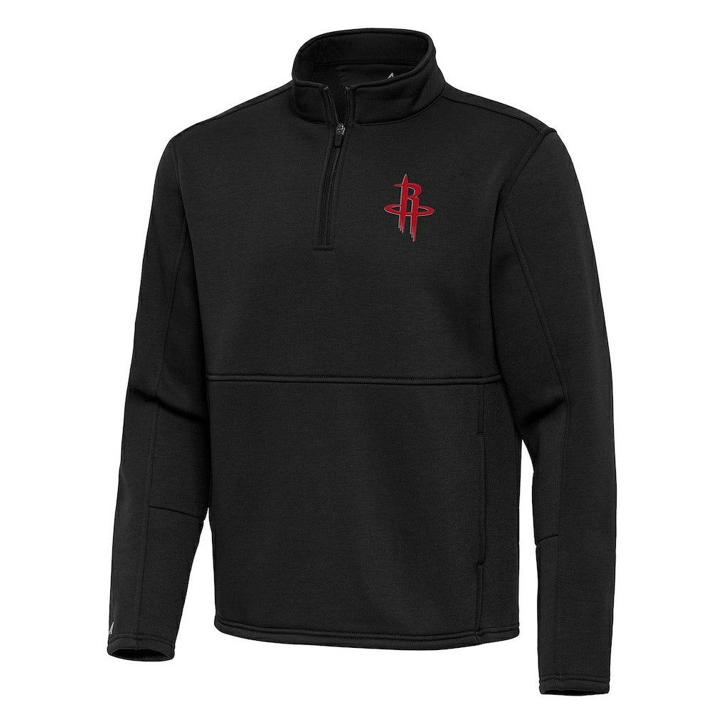 Houston Rockets Antigua Twist Quarter-Zip Pullover Top - Black outlet
