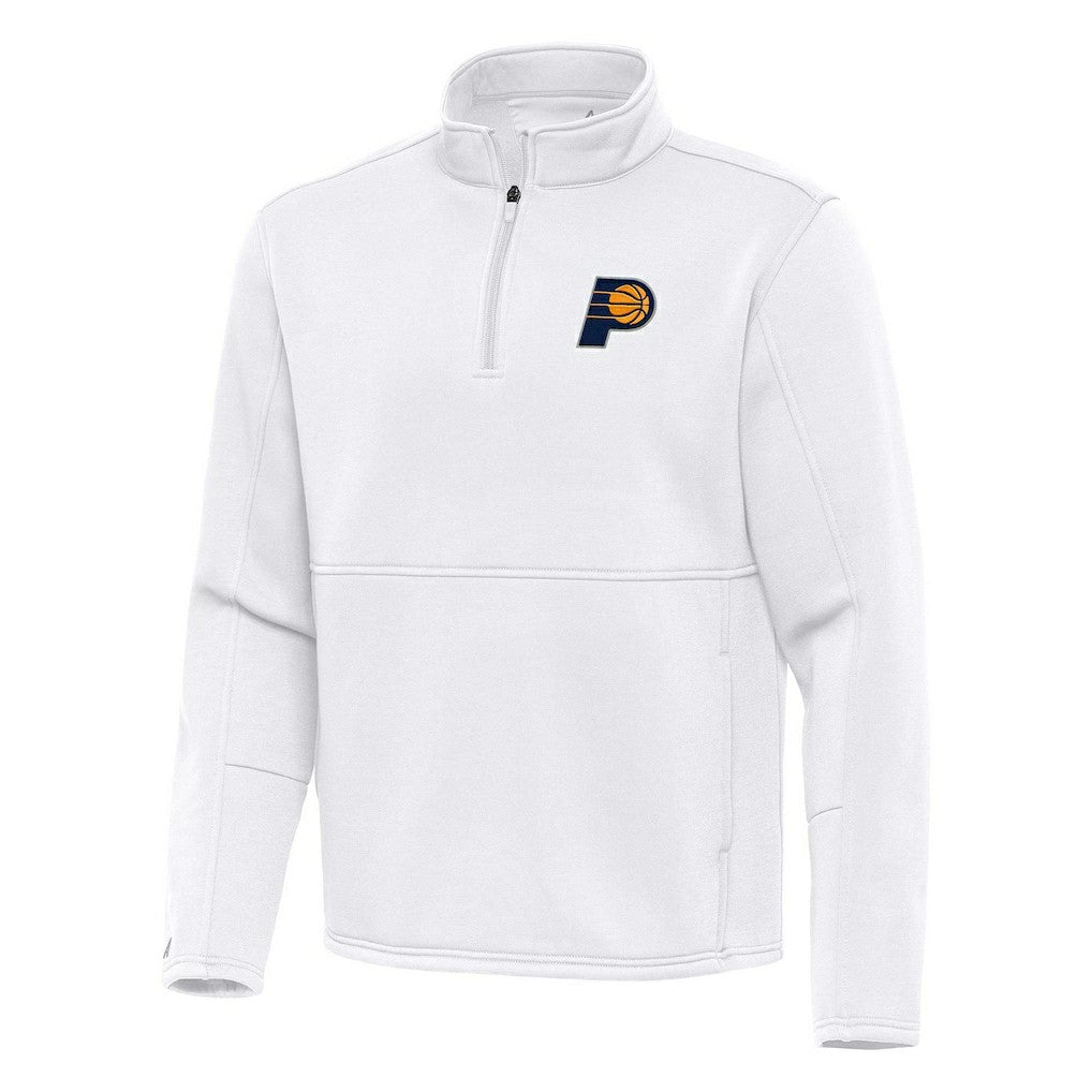 Indiana Pacers Antigua Twist Quarter-Zip Pullover Top - White outlet