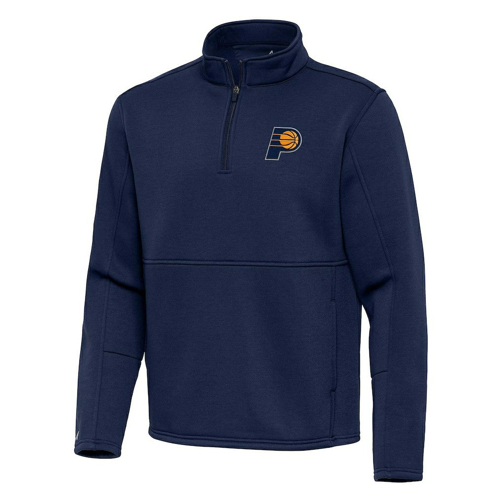 Indiana Pacers Antigua Twist Quarter-Zip Pullover Top - Navy outlet