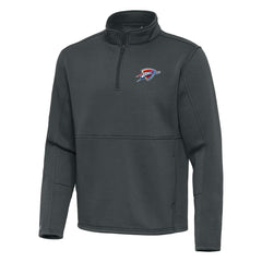 Oklahoma City Thunder Antigua Twist Quarter-Zip Pullover Top - Pewter shop
