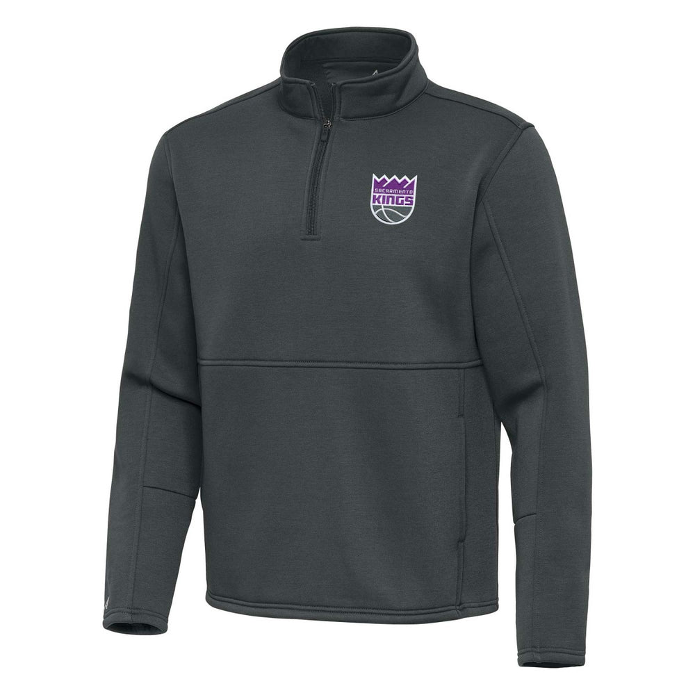 Sacramento Kings Antigua Twist Quarter-Zip Pullover Top - Pewter outlet