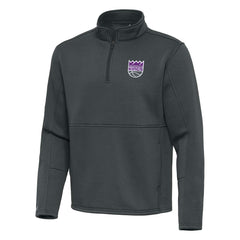 Sacramento Kings Antigua Twist Quarter-Zip Pullover Top - Pewter outlet