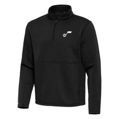 Utah Jazz Antigua Twist Quarter-Zip Pullover Top - Black discount