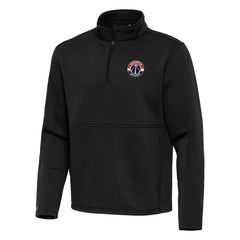 Washington Wizards Antigua Twist Quarter-Zip Pullover Top - Black outlet
