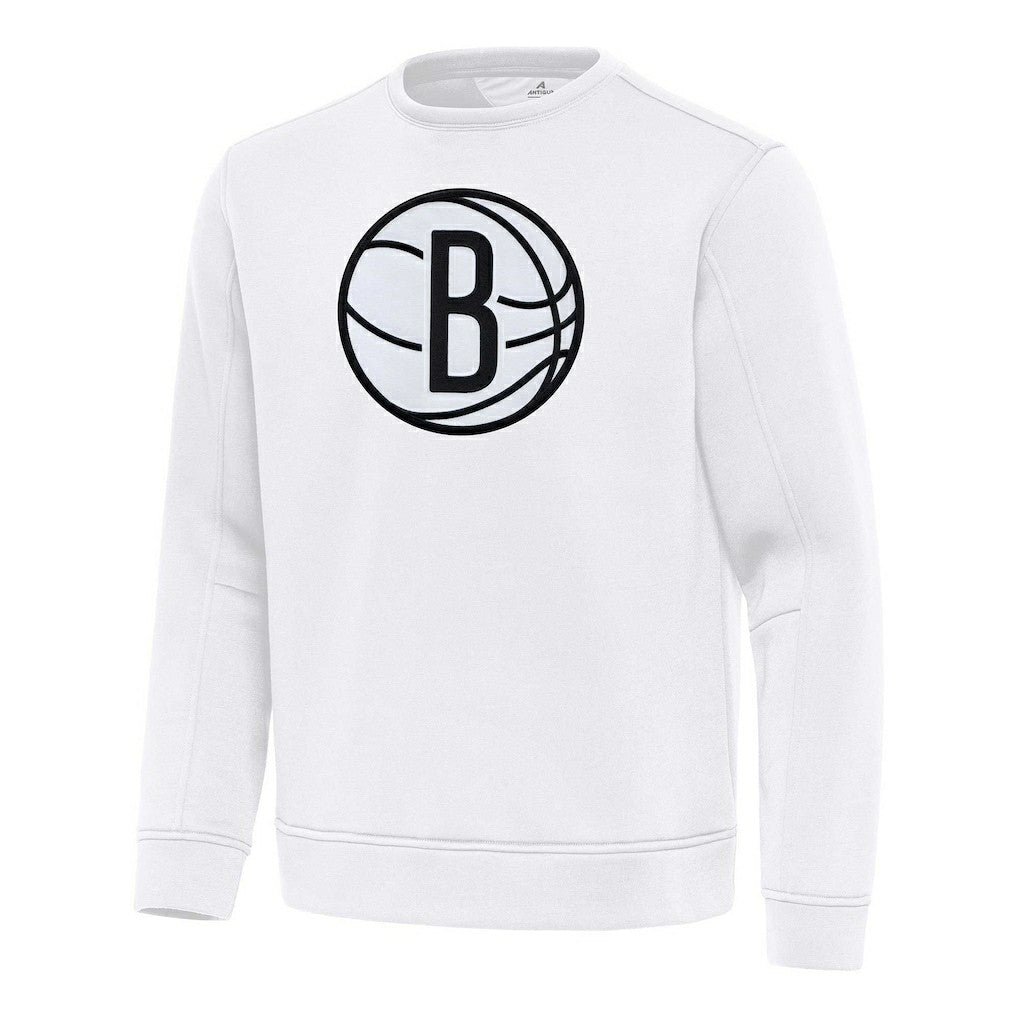 Brooklyn Nets Antigua Relevant Pullover Sweatshirt - White outlet
