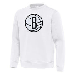 Brooklyn Nets Antigua Relevant Pullover Sweatshirt - White outlet