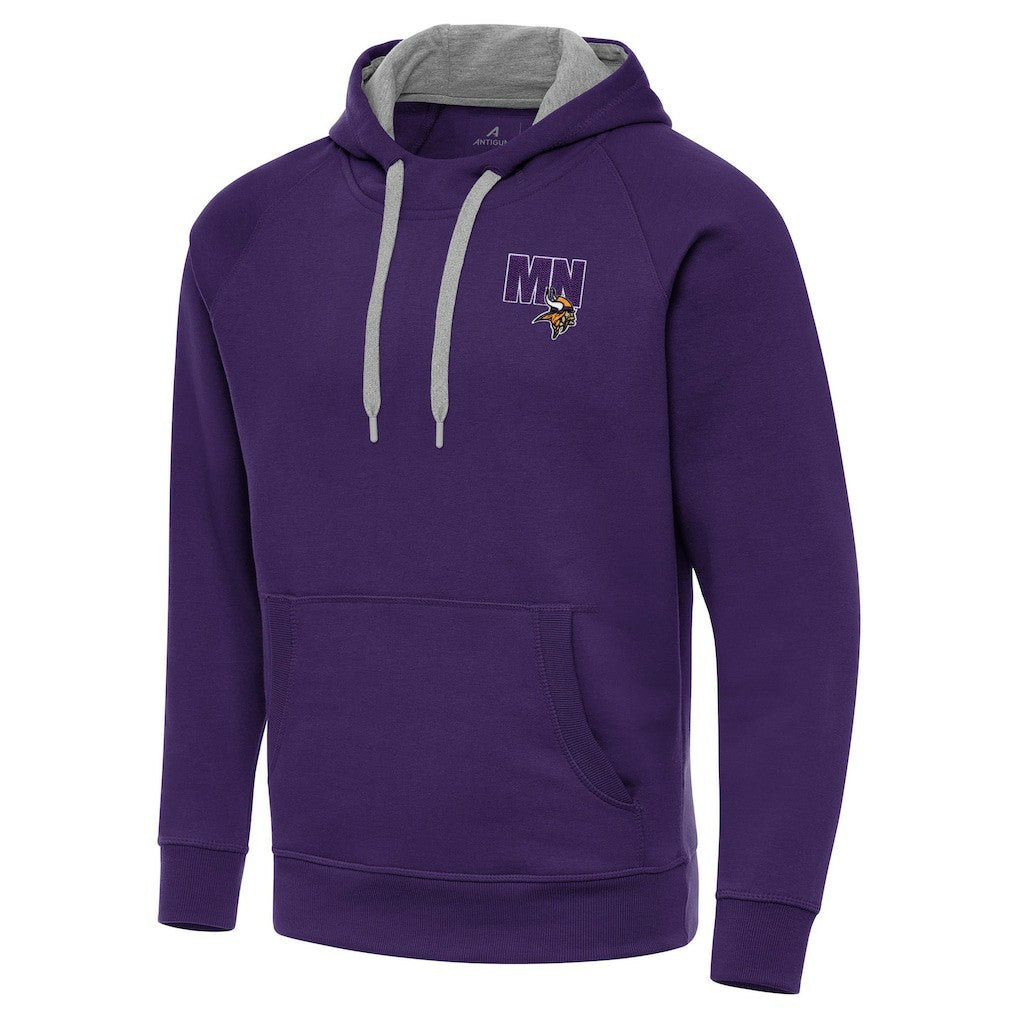 NFL Minnesota Vikings Men's  Antigua Victory Pullover Hoodie