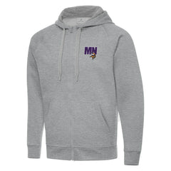 NFL Minnesota Vikings Men's  Antigua Victory Full-Zip Hoodie