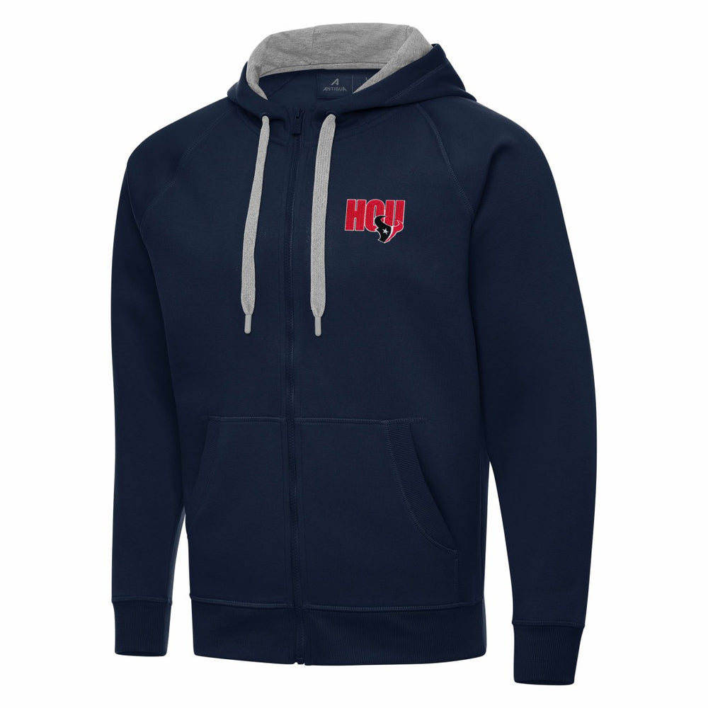 NFL Houston Texans Men's  Antigua Victory Full-Zip Hoodie
