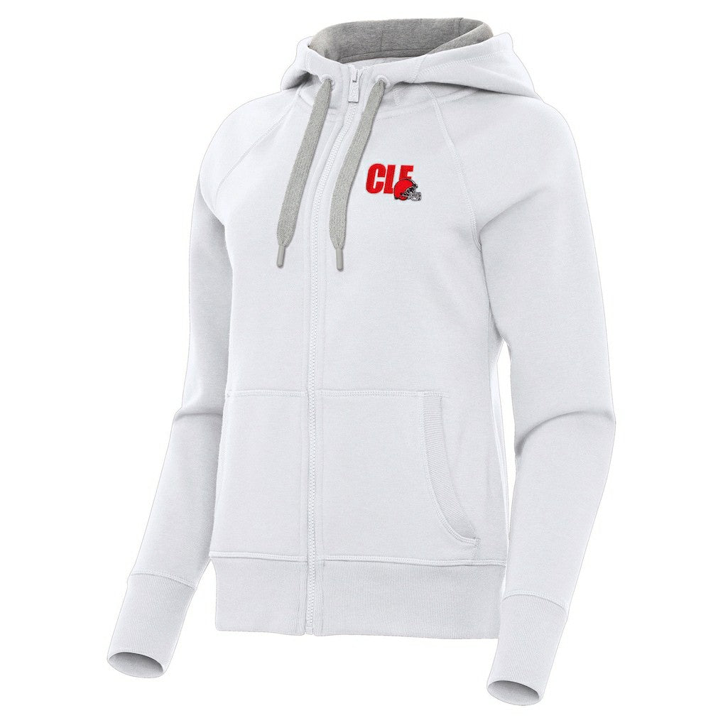 NFL Cleveland Browns Antigua Women's Victory Full-Zip Hoodie