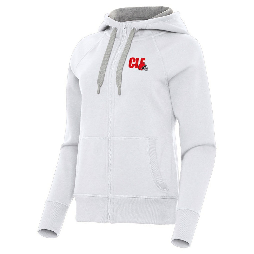 NFL Cleveland Browns Antigua Women's Victory Full-Zip Hoodie
