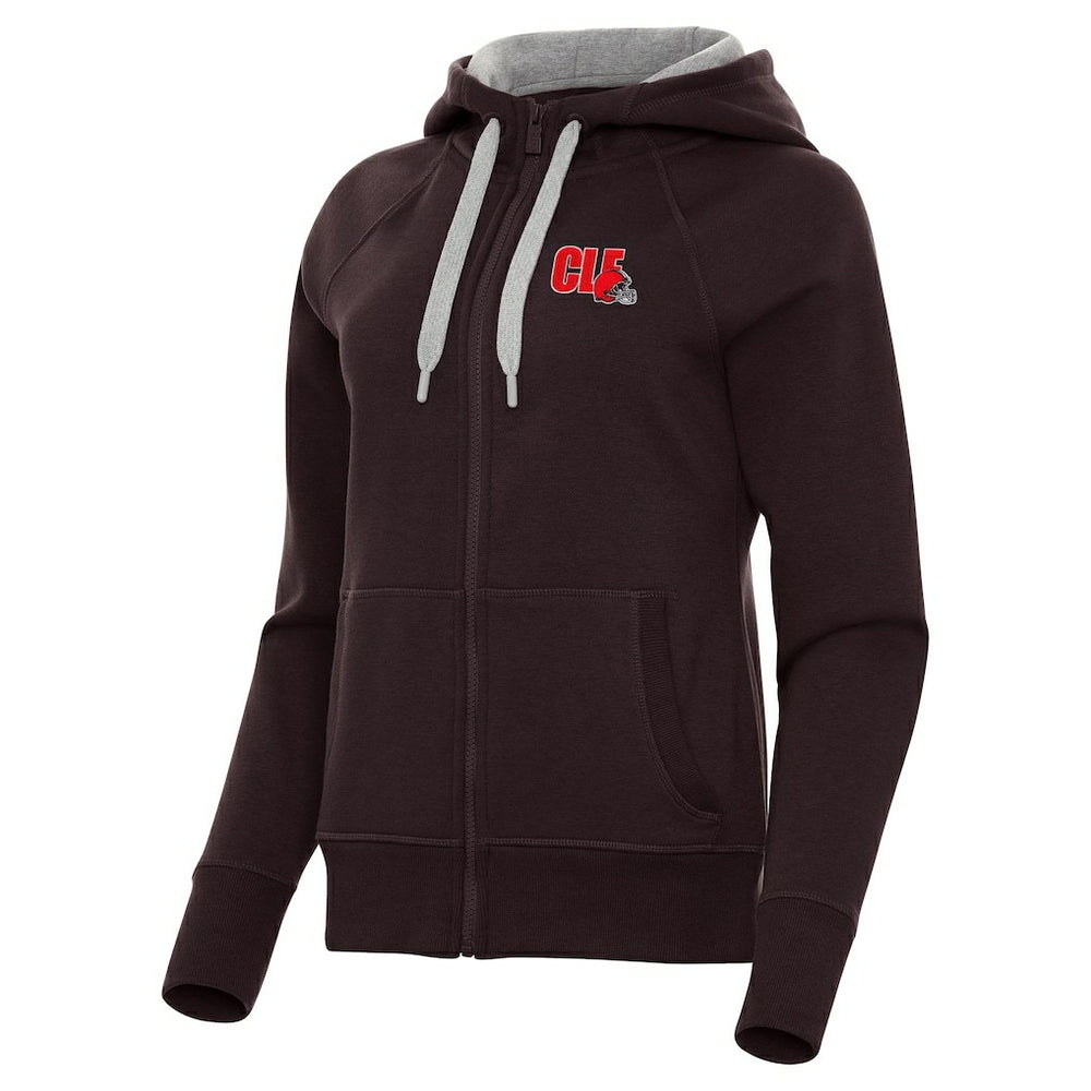 NFL Cleveland Browns Antigua Women's Victory Full-Zip Hoodie