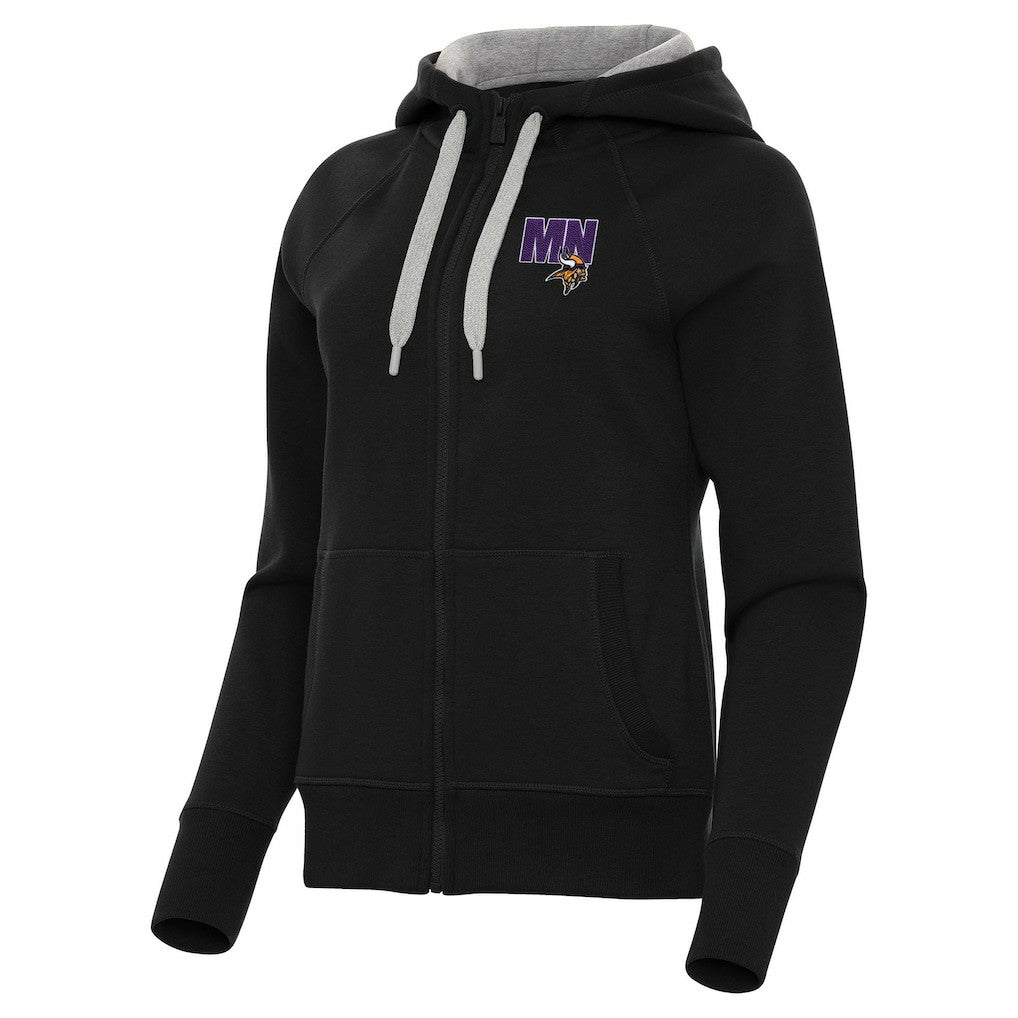 NFL Minnesota Vikings Antigua Women's Victory Full-Zip Hoodie