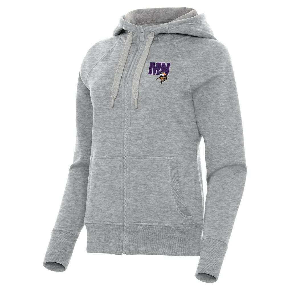 NFL Minnesota Vikings Antigua Women's Victory Full-Zip Hoodie