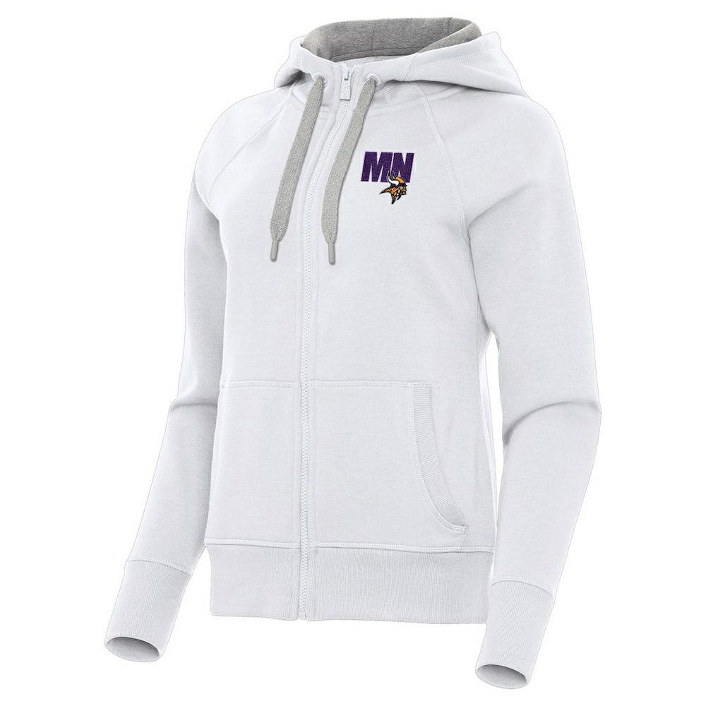 NFL Minnesota Vikings Antigua Women's Victory Full-Zip Hoodie