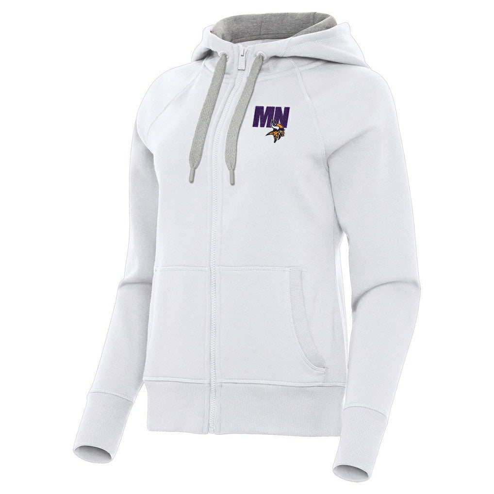 NFL Minnesota Vikings Antigua Women's Victory Full-Zip Hoodie