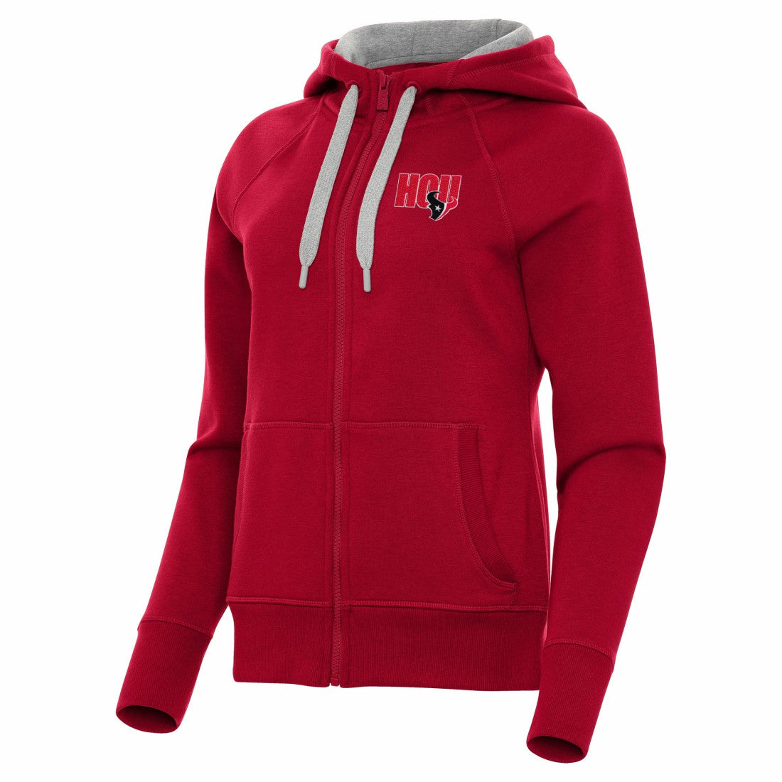 NFL Houston Texans Antigua Women's Victory Full-Zip Hoodie