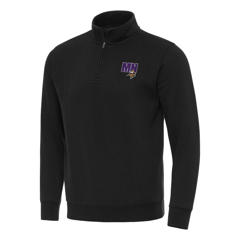NFL Minnesota Vikings Antigua Men's Victory Quarter-Zip Sweatshirt
