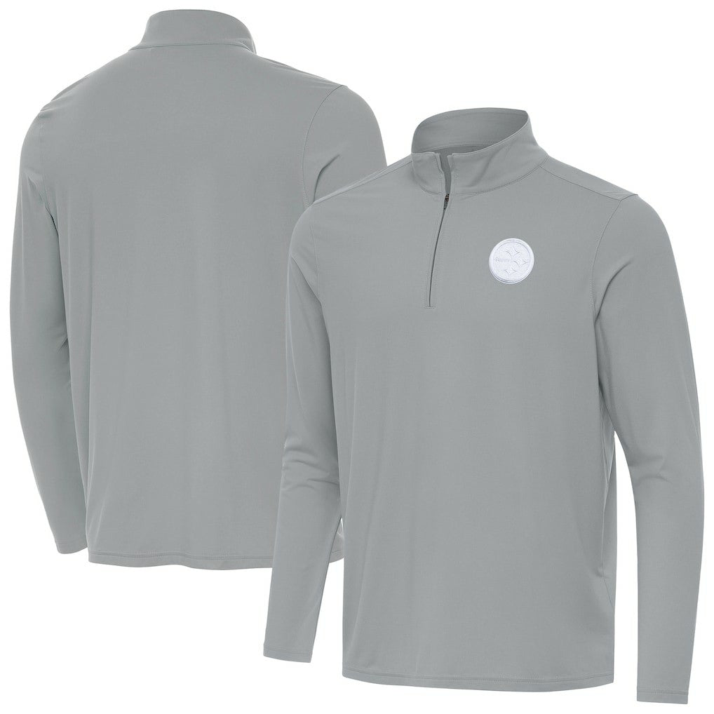 NFL Pittsburgh Steelers Men's Antigua Intent Quarter-Zip Jacket