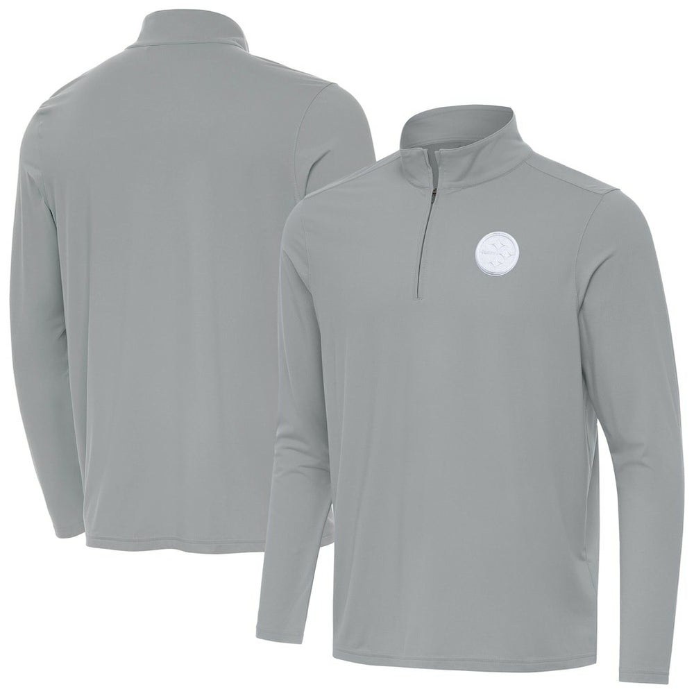 NFL Pittsburgh Steelers Men's Antigua Intent Quarter-Zip Jacket
