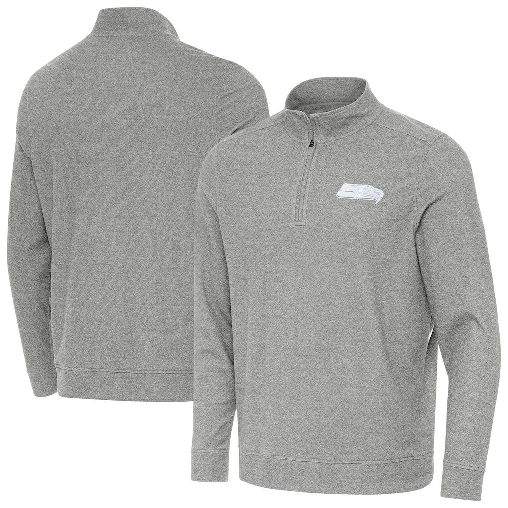 NFL Seattle Seahawks Antigua Subtle Quarter-Zip Jacket