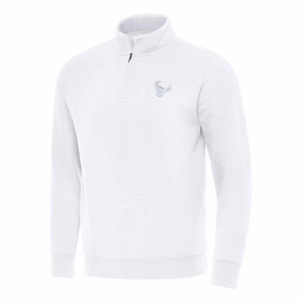NFL Houston Texans Antigua Victory Quarter-Zip Top